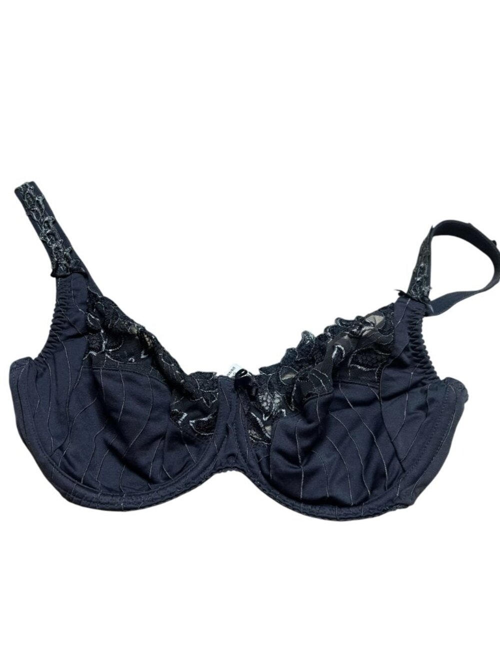 Prima Donna Primadonna Bra Womens Size 30D Gray Deauville Lace Full Cup - Picture 3 of 6